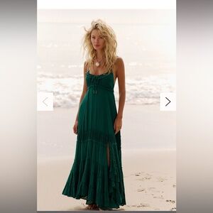 fitted lace wedding dress Free People Burst Of Bliss Maxi Dress
